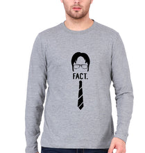Load image into Gallery viewer, Dwight Schrute Full Sleeves T-Shirt for Men-Grey Melange-Ektarfa.online

