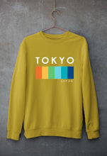 Load image into Gallery viewer, Tokyo Japan Unisex Sweatshirt for Men/Women-S(40 Inches)-Mustard Yellow-Ektarfa.online

