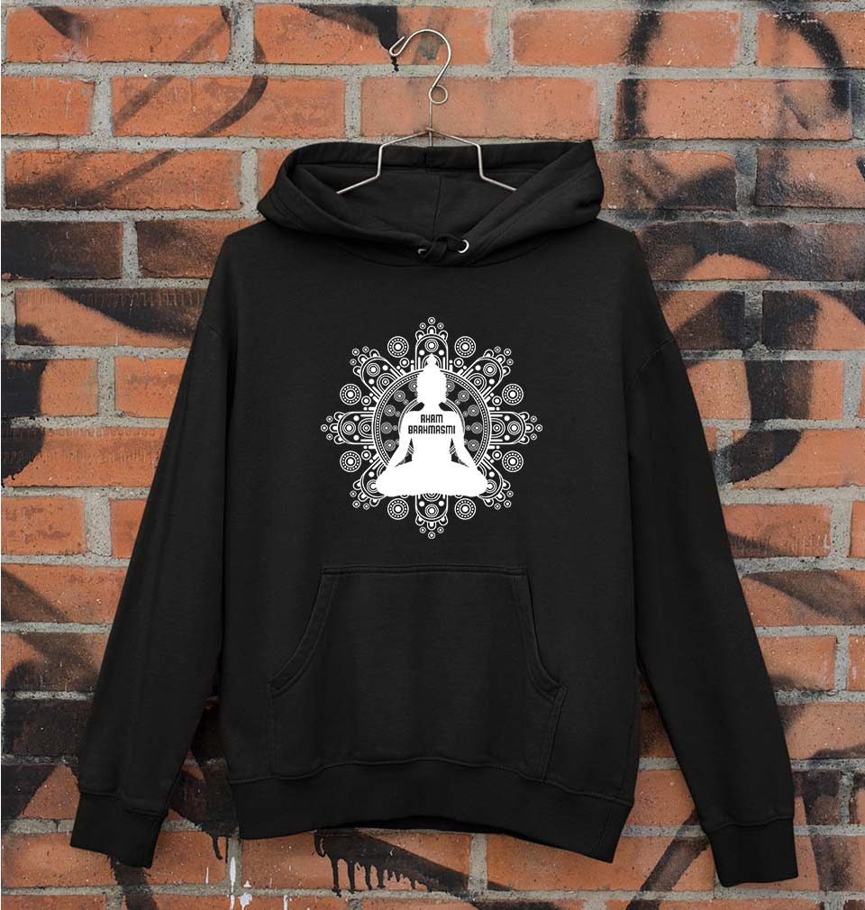 Aham Bhahmasmi Unisex Hoodie for Men/Women-Black-Ektarfa.online