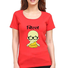 Load image into Gallery viewer, Chill T-Shirt for Women-Red-Ektarfa.online

