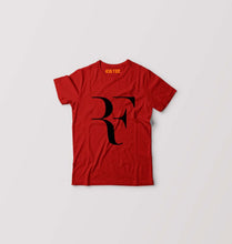 Load image into Gallery viewer, Roger Federer(RF) Kids T-Shirt for Boy/Girl-Red-Ektarfa.online

