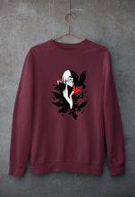 Load image into Gallery viewer, Itachi Uchiha Unisex Sweatshirt for Men/Women-S(40 Inches)-Maroon-Ektarfa.online

