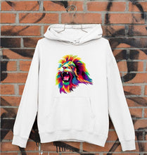 Load image into Gallery viewer, Lion Unisex Hoodie for Men/Women-White-Ektarfa.online
