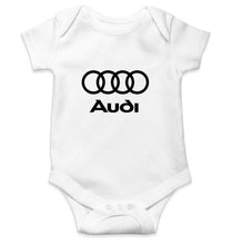 Load image into Gallery viewer, Audi Kids Romper For Baby Boy/Girl-0-5 Months(18 Inches)-White-Ektarfa.online
