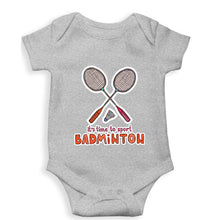 Load image into Gallery viewer, Badminton Kids Romper For Baby Boy/Girl-0-5 Months(18 Inches)-Grey-Ektarfa.online
