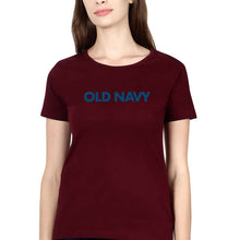 Load image into Gallery viewer, Old Navy T-Shirt for Women-XS(32 Inches)-Maroon-Ektarfa.online

