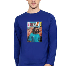 Load image into Gallery viewer, J. Cole Full Sleeves T-Shirt for Men-S(38 Inches)-Royal blue-Ektarfa.online
