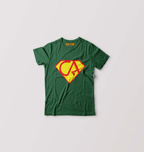 Load image into Gallery viewer, Chartered Accountants(CA) Kids T-Shirt for Boy/Girl-Dark Green-Ektarfa.online
