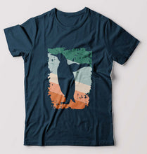 Load image into Gallery viewer, Penguin T-Shirt for Men-Petrol Blue-Ektarfa.online

