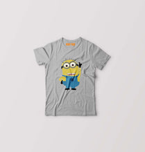 Load image into Gallery viewer, Minion Kids T-Shirt for Boy/Girl-Grey-Ektarfa.online
