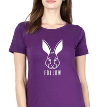 Load image into Gallery viewer, Rabbit Bunny T-Shirt for Women-Purple-Ektarfa.online
