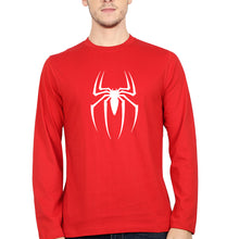 Load image into Gallery viewer, Spiderman Full Sleeves T-Shirt for Men-Red-Ektarfa.online
