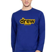 Load image into Gallery viewer, Drew House Full Sleeves T-Shirt for Men-S(38 Inches)-Royal blue-Ektarfa.online
