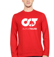 Load image into Gallery viewer, Scuderia AlphaTauri Full Sleeves T-Shirt for Men-Red-Ektarfa.online
