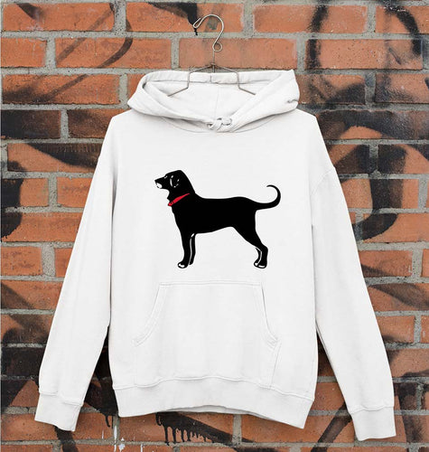 Black Dog Unisex Hoodie for Men/Women-White-Ektarfa.online