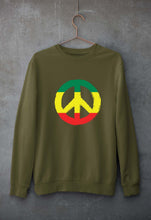 Load image into Gallery viewer, Bob Marley Peace Unisex Sweatshirt for Men/Women-Olive Green-Ektarfa.online
