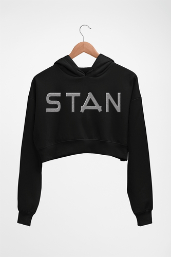 MC Stan Crop HOODIE FOR WOMEN-Black-Ektarfa.online
