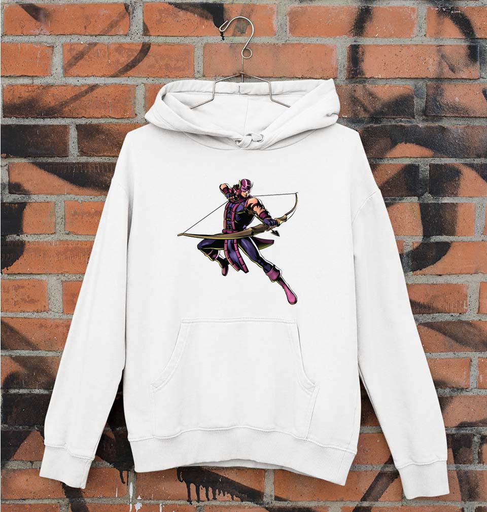 Hawkeye Unisex Hoodie for Men/Women-White-Ektarfa.online