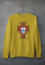 Load image into Gallery viewer, Portugal Football Unisex Sweatshirt for Men/Women-S(40 Inches)-Mustard Yellow-Ektarfa.online
