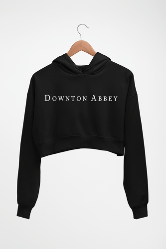 Downton Abbey Crop HOODIE FOR WOMEN-Black-Ektarfa.online