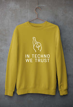 Load image into Gallery viewer, Techno Unisex Sweatshirt for Men/Women-Mustard Yellow-Ektarfa.online
