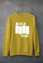 Load image into Gallery viewer, Black Flag Unisex Sweatshirt for Men/Women-S(40 Inches)-Mustard Yellow-Ektarfa.online
