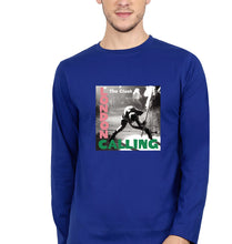 Load image into Gallery viewer, London Calling Full Sleeves T-Shirt for Men-Royal blue-Ektarfa.online
