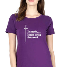 Load image into Gallery viewer, The Rings of Power T-Shirt for Women-Purple-Ektarfa.online
