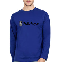 Load image into Gallery viewer, Rolls Royce Full Sleeves T-Shirt for Men-Royal Blue-Ektarfa.online
