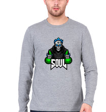 Load image into Gallery viewer, Battlegrounds Mobile India (BGMI) Soul Esport Full Sleeves T-Shirt for Men-Grey Melange-Ektarfa.online
