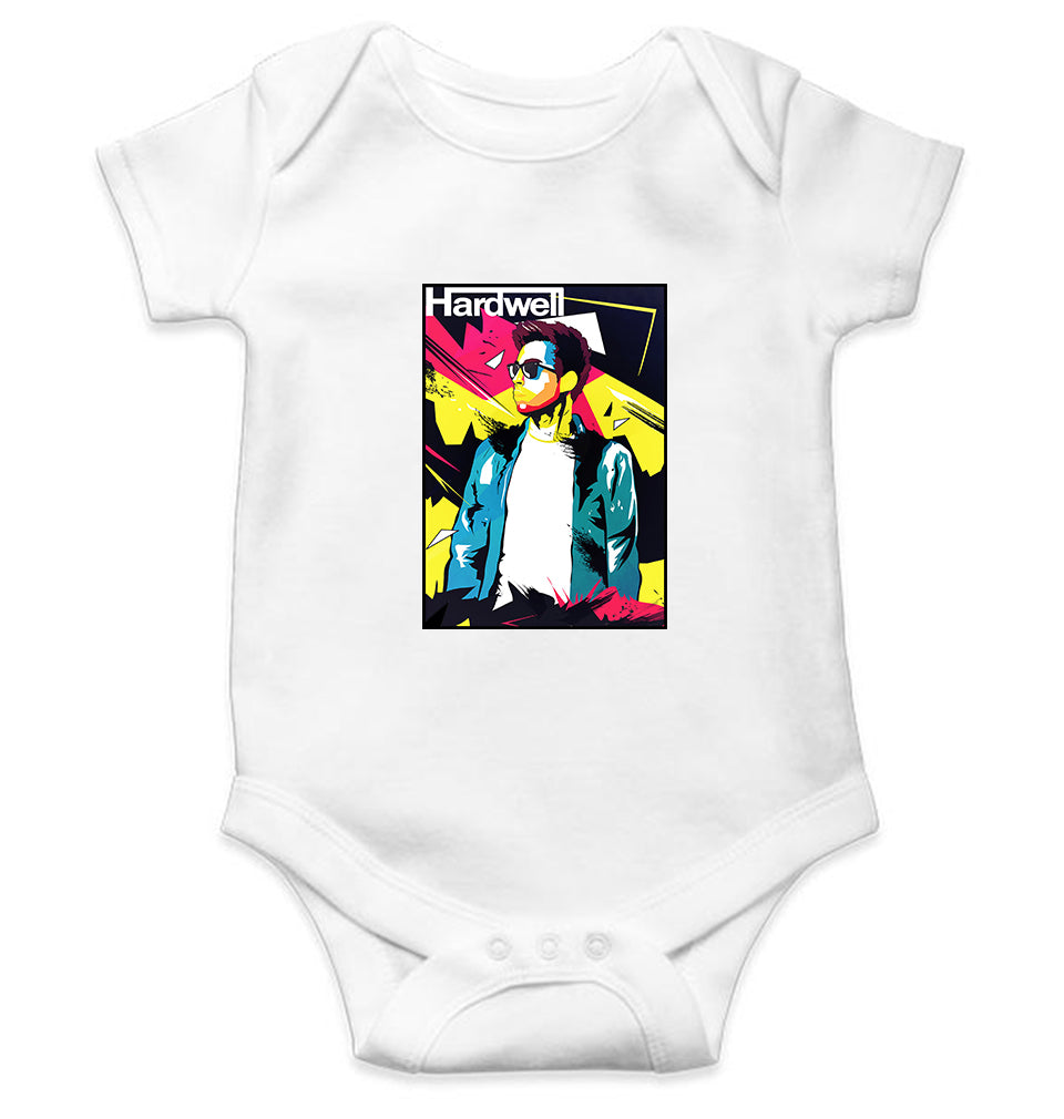 Hardwell abstract Kids Romper For Baby Boy/Girl-0-5 Months(18 Inches)-White-Ektarfa.online