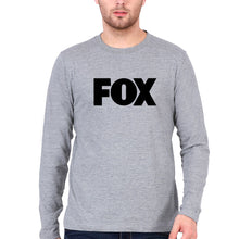 Load image into Gallery viewer, Fox Full Sleeves T-Shirt for Men-Grey Melange-Ektarfa.online
