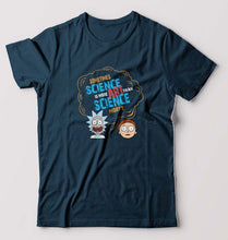 Load image into Gallery viewer, Rick and Morty T-Shirt for Men-Petrol Blue-Ektarfa.online
