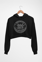 Load image into Gallery viewer, MIT Crop HOODIE FOR WOMEN-Black-Ektarfa.online
