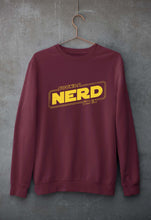Load image into Gallery viewer, Nerd Unisex Sweatshirt for Men/Women-maroon-Ektarfa.online
