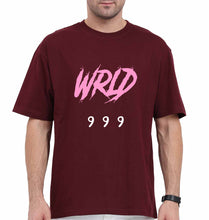 Load image into Gallery viewer, Juice WRLD 999 Oversized T-Shirt for Men-Maroon-Ektarfa.online
