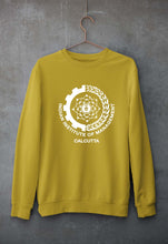 Load image into Gallery viewer, IIM Calcutta Unisex Sweatshirt for Men/Women-S(40 Inches)-Mustard Yellow-Ektarfa.online
