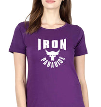 Load image into Gallery viewer, Iron Paradise T-Shirt for Women-Purple-Ektarfa.online
