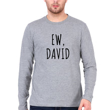 Load image into Gallery viewer, Schitts Creek EW David Full Sleeves T-Shirt for Men-Grey Melange-Ektarfa.online
