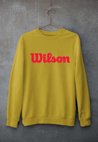 Wilson Unisex Sweatshirt for Men/Women-Mustard yellow-Ektarfa.online