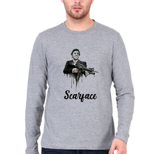 Load image into Gallery viewer, Scarface Full Sleeves T-Shirt for Men-Grey Melange-Ektarfa.online
