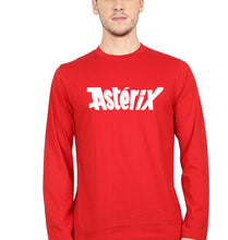 Load image into Gallery viewer, Asterix Full Sleeves T-Shirt for Men-Red-Ektarfa.online
