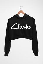 Load image into Gallery viewer, Clarks Crop HOODIE FOR WOMEN-Black-Ektarfa.online
