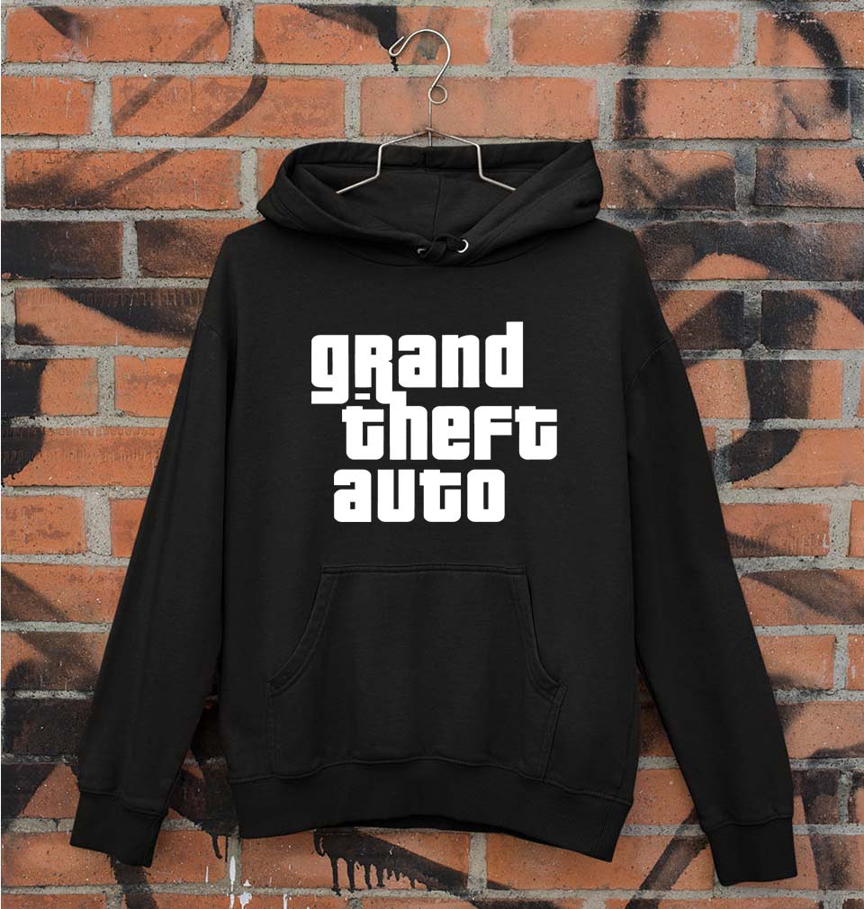 Grand Theft Auto (GTA) Unisex Hoodie for Men/Women-S(40 Inches)-Black-Ektarfa.online