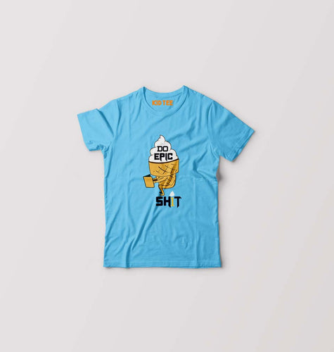 Shit Kids T-Shirt for Boy/Girl-Light Blue-Ektarfa.online