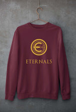 Load image into Gallery viewer, Eternals Unisex Sweatshirt for Men/Women-S(40 Inches)-Maroon-Ektarfa.online
