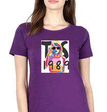 Load image into Gallery viewer, Taylor Swift T-Shirt for Women-XS(32 Inches)-Purple-Ektarfa.online
