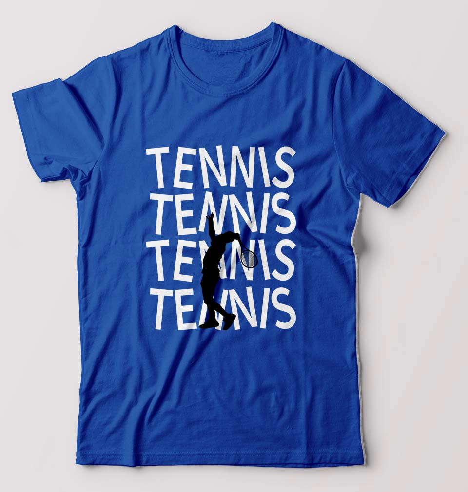 Tennis T-Shirt for Men-Royal Blue-Ektarfa.online