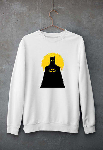Batman Superhero Unisex Sweatshirt for Men/Women-White-Ektarfa.online