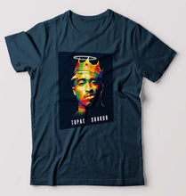 Load image into Gallery viewer, 2Pac Tupac T-Shirt for Men-Petrol Blue-Ektarfa.online
